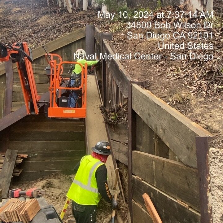 REPAIR RETAINING WALL NMC SAN DIEGO